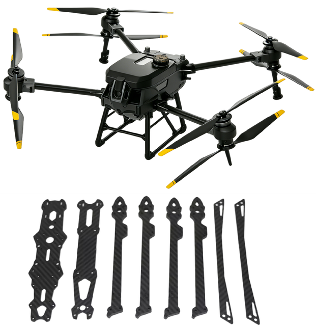 Drone Frame Kit CNC for Drone Parts and UAV CNC Cutting Carbon Fiber 2026 Sport Style Lightweight High Strength UV Protected