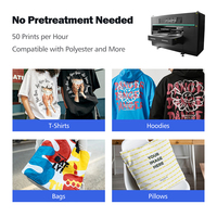 Impresora DTG Automática Printpro, Máquina de Impresión de Camisetas, Máquina Impresora DTG, Impresora Industrial DTG para Camisetas de Cualquier Color
