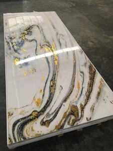 Pietra di carbonio pellicola Pet di lusso in fibra di bambù di legno composito di plastica copertura di parete pannello Pvc foglio di marmo per la decorazione della parete - Product Image 3