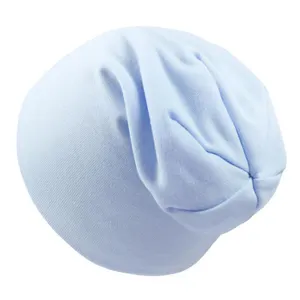 卸売マルチカラー冬暖かい伸縮性ベビービーニーハットキッズスーパーソフト綿100% キャップボーイズニット帽