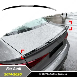 สำหรับ A3 S3 8V Sedan ปี 2014 2015 2016 2017 2018 2019 2020 ชุดแต่งสปอยเลอร์หลังกลางแบบติดตั้งถาวรสำหรับรถยนต์ - Product Image 1