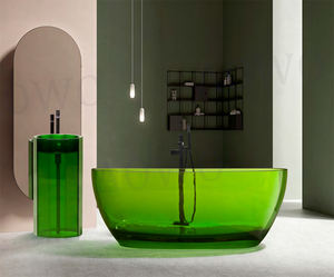 <span class=keywords><strong>Vichy</strong></span> design baignoires en résine transparente marron baignoire transparente moderne baignoires transparentes bain en résine solide sexy - Product Image 3