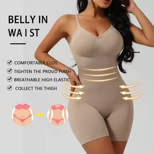 Faja Moldeadora Sin Costuras para Mujer, Jumpsuit Reductor y Levantador de Cadera, Tallas Grandes, Tipo Tanga, Pantalones Boxer, Corsé Halter, Ropa Interior - Product Image 1