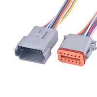 Konektor Seri Deutsch 2 4 6 8 12 Pin Dt04 Dt06 Soket Steker Diagnostik Tahan Air Deutsch Kabel Jantan Betina