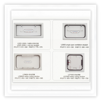 Fenêtre de sécurité de toit LD990A/B avec ventilateur électrique, ouverture avant et arrière, trappe d'évacuation d'urgence pour bus, autocar, camping-car