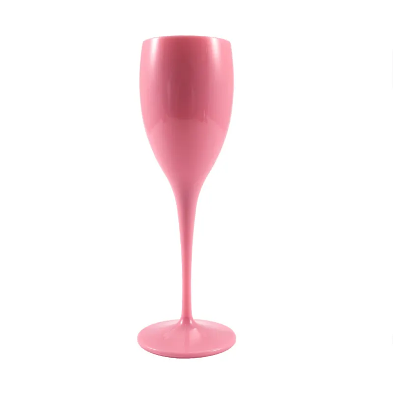 Großhandel beliebte Kunststoff Champagner Wein kelch benutzer definierte Kunststoff Wein flöten Glas