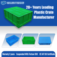 Verstärkter Euro-Container mit geraden Wänden 1200x400x235mm Tiefe Industrielle Schwerlast-Umlaufbox