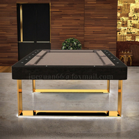 Table de billard de salon moderne de haute qualité, personnalisable, fabriquée en usine, étanche, 6 pieds, 9 pieds, table de billard de tournoi, plateau en ardoise