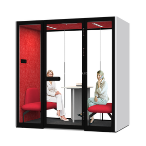 Cabine di Lavoro Silenziose Comine per Due Persone, <span class=keywords><strong>Capsule</strong></span> per Privacy, Postazioni Ufficio Insonorizzate - Product Image 2
