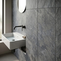 Revêtement mural moderne en pierre souple légère 600x1200mm en porcelaine souple pour projets de façade intérieure/extérieure de supermarchés