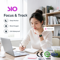 Bracelet intelligent Android avec écran TFT de 1,47 pouce, télécommande pour selfies, rappels intelligents, moniteur de sommeil, chargement magnétique, léger (50g), échantillon européen