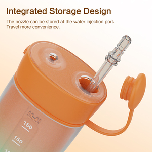Flosser de agua naranja para el hogar de la mejor calidad con carga USB duradera, 3 modos, tirantes dentales ajustables, gran capacidad, para hoteles UKCA - Product Image 5