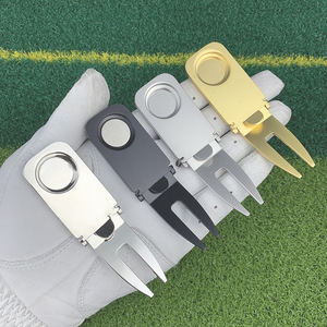 Golf Divot Tool Set With <b>Ball</b> Marker And Hat Clip Zinc Alloy Modern Style Gift Box Custom Logo Printing For Sports Gifts - Product Image 2