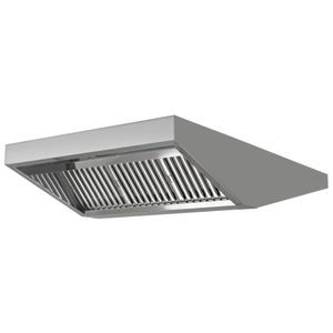 Campana central con ventilador de motor remoto EURAST 3 + 3 aspas con filtros de 1500x2000x500mm modelo 31062CDM - Product Image 1