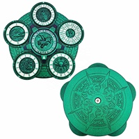 Nouveau Fidget Spinner en alliage de zinc Steampunk, dés de roulette en métal pour jeux de rôle de table