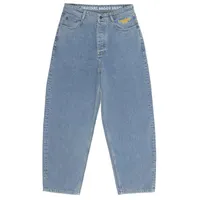 Großhandel reguläre gerade Bein lose Jeans OEM Custom Design Logo Baggy Cargo Denim Hose weites Bein plus Größe Herren Jeans