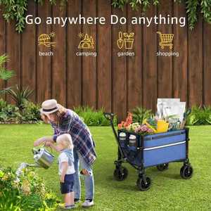 Nuevo carrito de compras de gama alta, carrito de playa plegable, carrito de cochecito de bebé, carrito de cochecito plegable - Product Image 6
