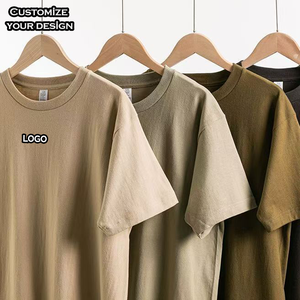 T-shirt Oversize da Uomo in Cotone 100% 180GSM a Manica Corta, Spessa e Pesante, Unisex, Personalizzabile con Logo, per Uomo - Product Image 1