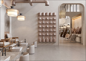 High End Solid Wood Nail Salon Renovation Project with Bespoke Furniture Design - Product Image 5