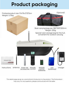 เรือตกปลา D50ความเร็วสูงซีซีพร้อมรีโมทคอนโทรลเรือตกปลาในโกดังเดี่ยวความเร็วสูง - Product Image 2