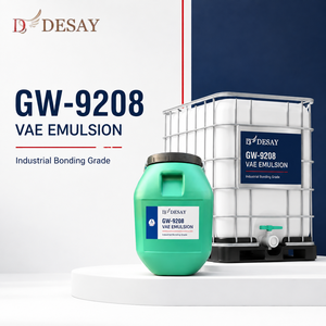 Émulsion d'acétate d'éthylène (VAE) GW-9208 de qualité industrielle pour adhésifs du bois, du papier d'aluminium et des emballages - Product Image 1