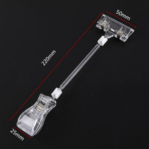 Clips de PVC Transparentes/Negros para Etiquetas de Precio en Estantes de Supermercado, Portaetiquetas, Tiras de Datos, Venta al Por Mayor - Product Image 3