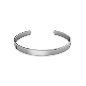 2025 New High Quality <b>Adjustable</b> Stainless Steel Gold Plated C-shaped Open Bangle No Words Cuff <b>Bracelet</b> for <b>Men</b> - Product Image 6