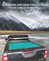Couverture de benne de camionnette rétractable à verrouillage manuel de haute qualité pour Colorado 2015-2024