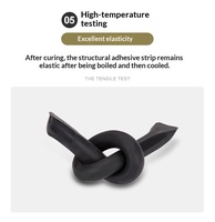 Colle sans clou à vente directe usine, adhésif structurel puissant, colle sans perçage pour étagères murales, silicone anti-moisissure pour carrelage