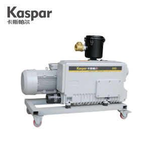 Pompe à vide rotative à palettes lubrifiée à l'huile <span class=keywords><strong>Kaspar</strong></span> VR-302 7,5 kW 300 m³/h avec cadre mobile personnalisé pour un déplacement facile - Product Image 1