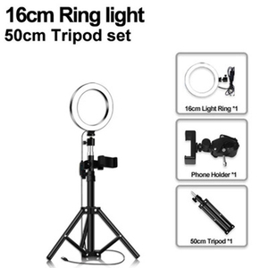 Lampada da scrivania con staffa pigra Live Stream <span class=keywords><strong>Light</strong></span> LED Circle Selfie Ring <span class=keywords><strong>Light</strong></span> con supporto flessibile per telefono cellulare - Product Image 3