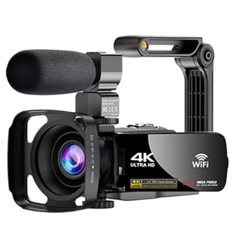 4K camcorder 56MP HD digital camera Wifi with microphone touch screen HD4KS-56M