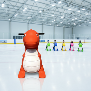 QIQU Winter Theme Park Assistant Kids Safety Skate Aid Equipo de pista de hielo para principiantes Dinosaur <span class=keywords><strong>Ice</strong></span> Skate Trainer Pusher - Product Image 1