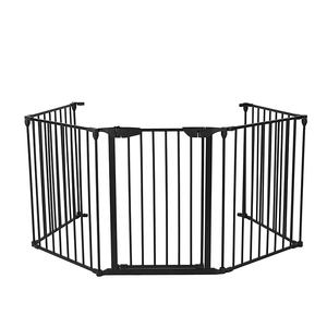 Bebé de puerta de seguridad de protección de la cerca retráctil plegable super ampliala puerta del bebé de la <span class=keywords><strong>escalera</strong></span> - Product Image 1