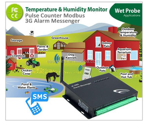 Inalámbrico 4G Sms Gsm Modbus GSM Temperatura Humedad Estado de energía Monitoreo Relé SMS Alarma - Product Image 4