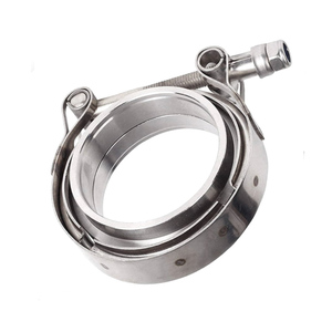 Kinglin High Quality Adjustable Width 304 Stainless Steel 1.5 ~ 6.0 Inch Quick Release Exhaust V Band <strong>Hose</strong> Clamps - Product Image 1