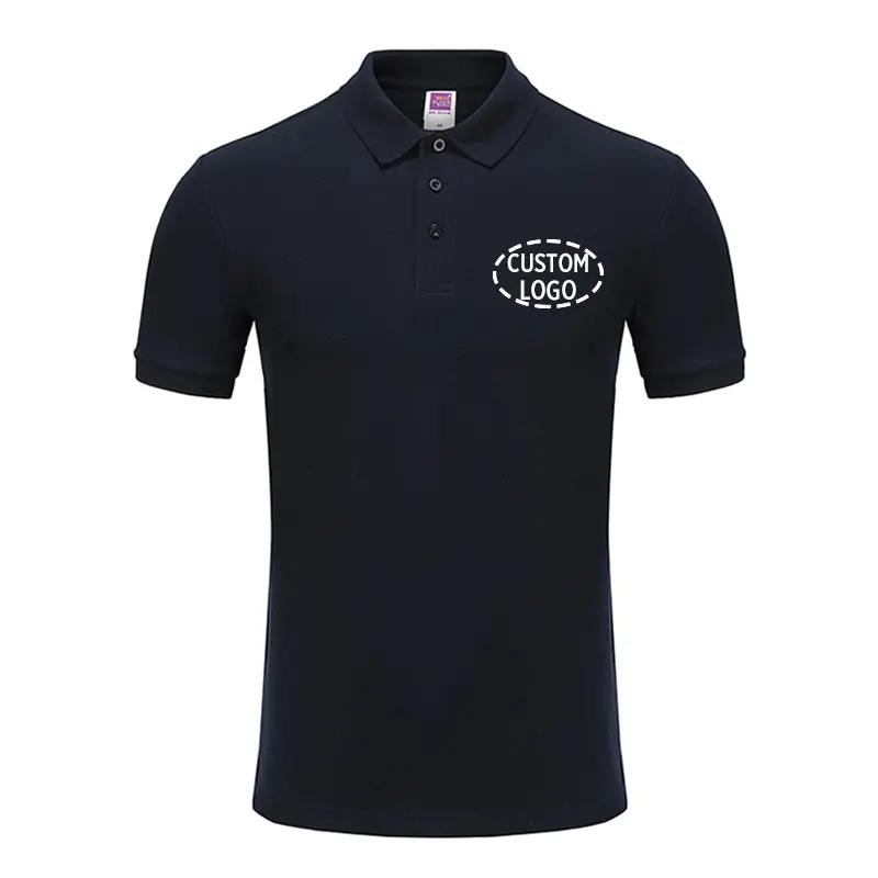卸売高品質綿100% メンズカスタムプリントメンズシャツプレーンカジュアルゴルフポロシャツ