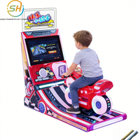 Juegos de Carreras para Niños al por Mayor, Motocicletas Simuladas que Funcionan con Monedas