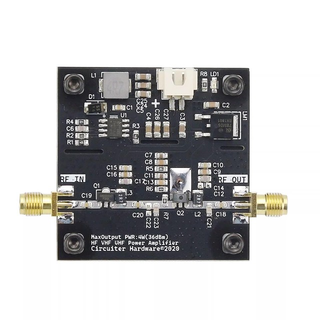 0.5~800MHz Radio Frequency Power Amplifier VHF UHF 36dBm UHF Power Amplifier