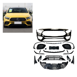 Kit de conversion de pare-chocs avant pour Mercedes Benz Classe A W177 A180 A200 A220 A35, modification facelift A45 AMG - Product Image 6