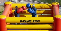 Grand ring de boxe gonflable en PVC, arène de combat gonflable pour événements en plein air et parcs d'attractions