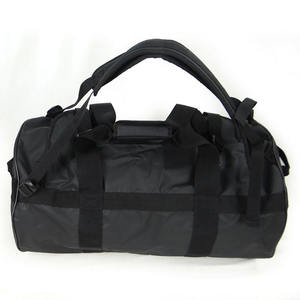 מותאם אישית נסיעות שחור תיק duffel קיבולת גדולה אופנתית הסגר רשת כיס עמיד למים ספורט אביזרים - Product Image 3