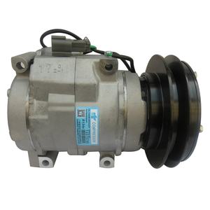 Compresor de Aire Acondicionado para Automóvil 10S17C 24V para Excavadora y Cargadora KOMATSU 421-07-31221 20Y-979-6121 ND4472204781 20Y8101260 4210731221 Pieza de Aire Acondicionado - Product Image 2