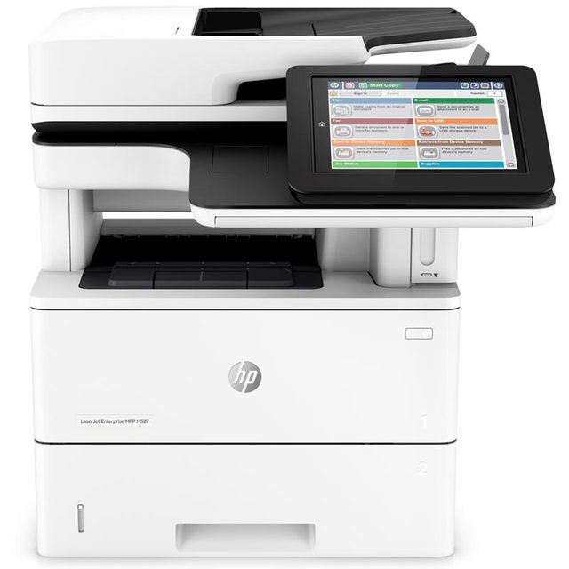 Secondhand LaserJet Enterprise MFP M527dn Printer A4 43ppm Adf Scan Duplex 8 Inch Touch Screen