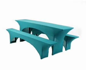 Эластичные наборы для пивного сада с крышкой для пивной скамейки для вечеринок на открытом воздухе - Product Image 5