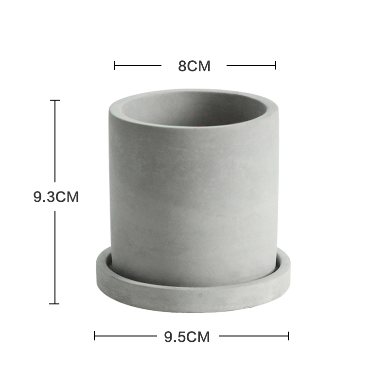 Grigio chiaro 8*8 cm