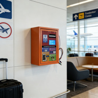 Terminal de paiement WiFi longue portée pour espaces publics, distributeur automatique de billets et de services bancaires en aéroport