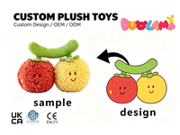 Peluche OEM de haute qualité en tissu doux pour enfants, idéale comme cadeau promotionnel d'entreprise