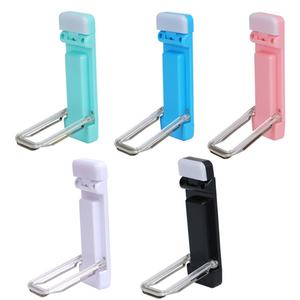 Lampe de lecture LED personnalisable de style marque-page, alimentée par batterie 400 mAh, 4 couleurs de lumière, rechargeable par USB, avec clip - Product Image 1