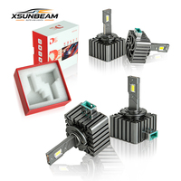 Ampoules de phares LED auto D Series à prix réduit, best-seller, remplacement du xénon, tout-en-un, Plug & Play, D3S, 2 tubes en cuivre, Canbus